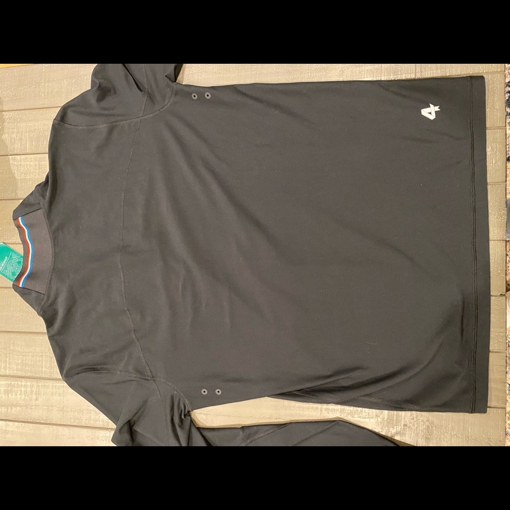 4 Fourlaps running 3/4 zip black top size M